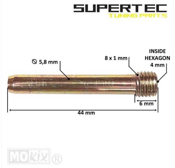 Remklauw Stift Voor China/Generic/Rieju 4T - Supertec