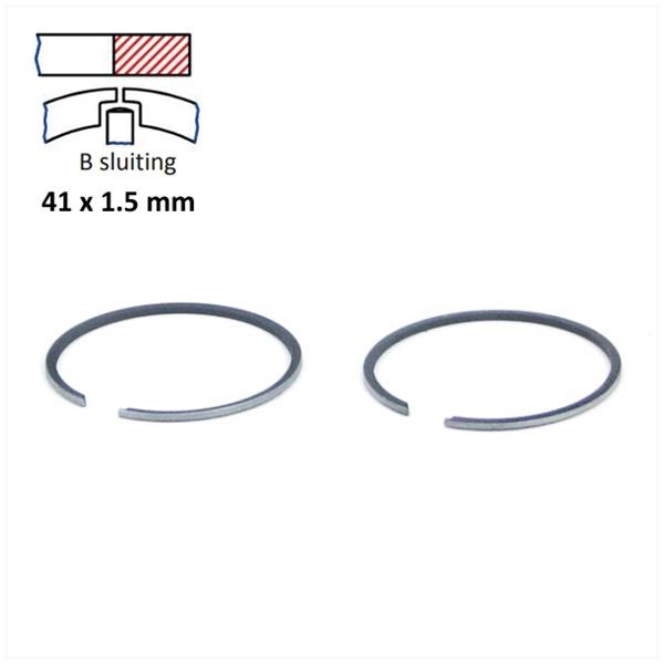 Zuigerveerset 41.00x1.5 B Morini/Suzuki STD (2)