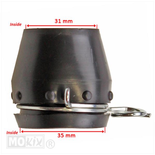 Voorvork Stofrubber MBK 51 35/31mm Zwart (1)