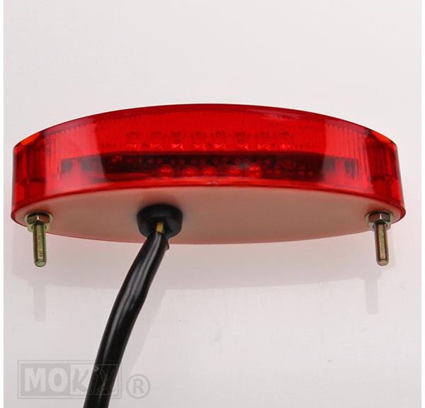 Achterlicht UNI Ovaal LED (Rood) CE Elec