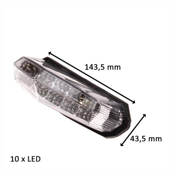 Achterlicht UNI Punt CPI LED10 (Blank) CE Elec - Afbeelding 2