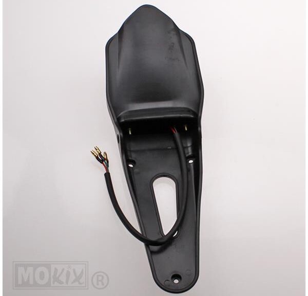 Achterspatbord UNI Enduro Onderb. + LED Lamp Blank