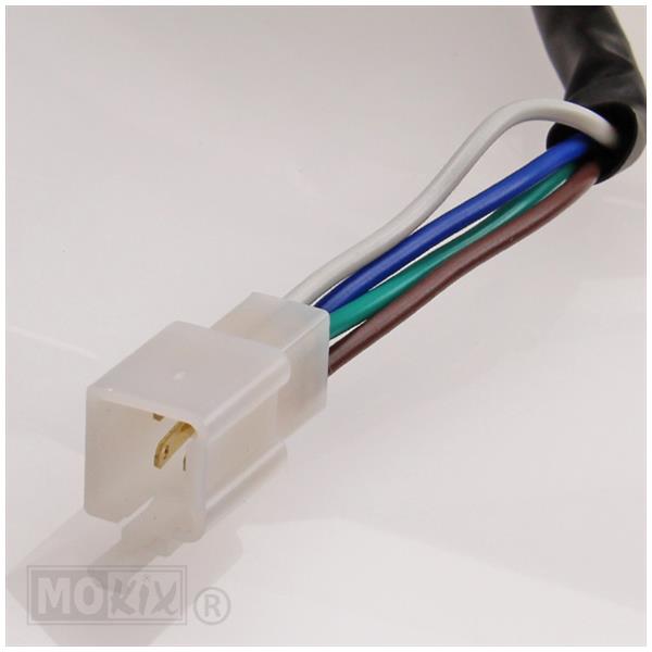 Koplampspoiler UNI Enduro Compl (NON CE) WIT - Afbeelding 3