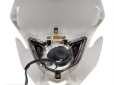 Koplampspoiler UNI Enduro Compl (NON CE) WIT