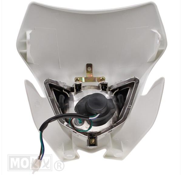 Koplampspoiler UNI Enduro Compl (NON CE) WIT