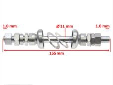 Vooras Puch Maxi Compleet 11mm +Asconen