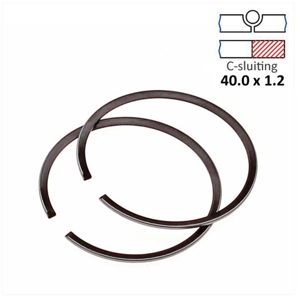 Zuigerveerset 40.00x1.2 C CPI/Generic XOR/Ideo SP