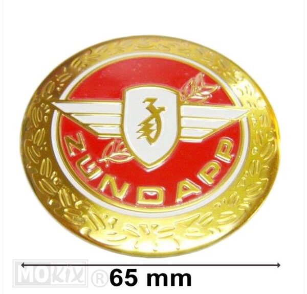 Zundapp Tanktransfer Rond Embleem Veer Rood