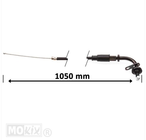 Kabel GAS Tomos A35 REV/Youngs Teflon >08 Zwart ST - Supertec