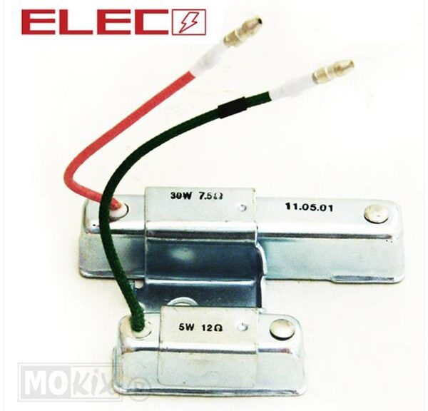 Lichtweerstand Kymco Agility 30W 7.5ohm / 5W 12ohm