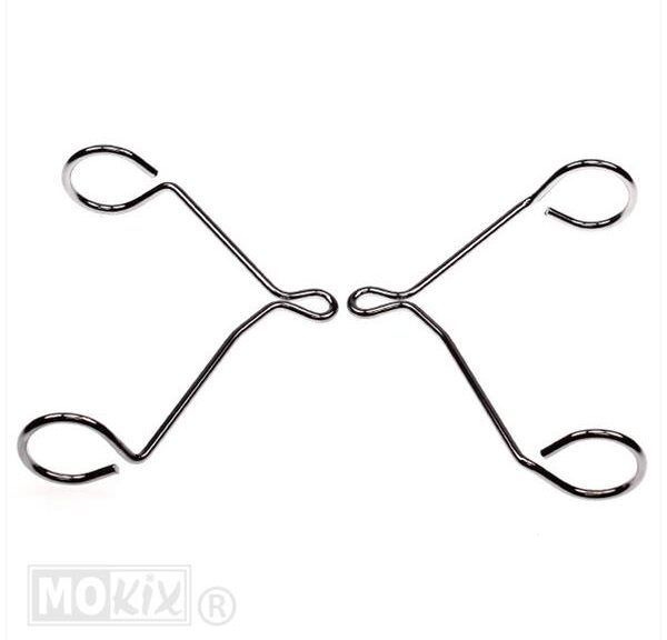 Koplamp-Haak Choppervork Tussenveer SET - EBR