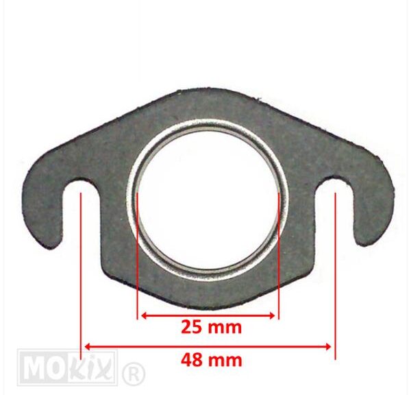 Pakking Uitlaat UNI Scooter Open 25mm Artein (10)