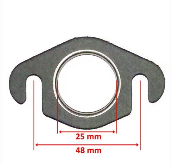 Pakking Uitlaat UNI Scooter Open 25mm Artein (10)