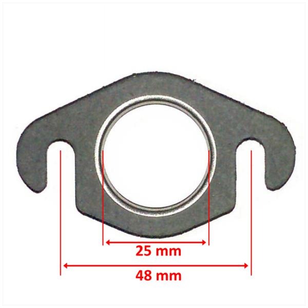 Pakking Uitlaat UNI Scooter Open 25mm Artein (10)