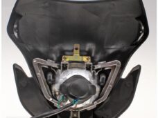 Koplampspoiler UNI Enduro Compl (NON CE) Zwart - MKX