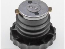 Tankdop Peugeot 103 Zwart + Slot - Supertec