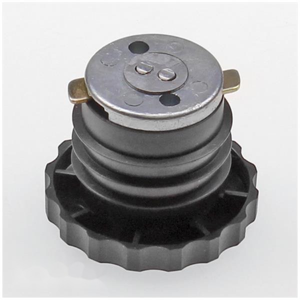 Tankdop Peugeot 103 Zwart + Slot - Supertec
