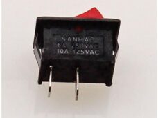 Schakelaar UNI AAN/UIT Rechthoek 20mm Rood Elec