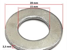 Wiel-AS Sluitring M14 (15x28x2.5) (10)