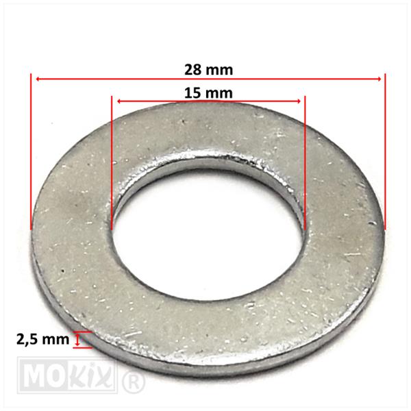 Wiel-AS Sluitring M14 (15x28x2.5) (10)