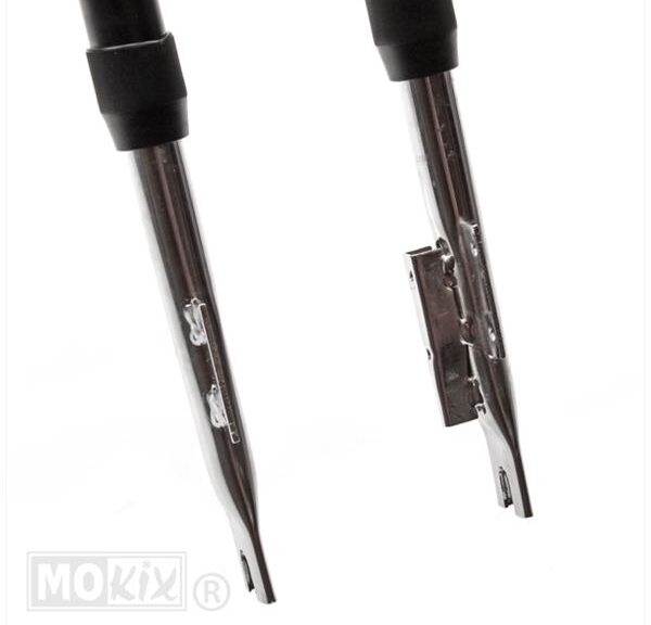 Voorvork Puch Maxi S Model MET Slot.Zwart EBR