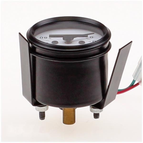 KM Teller-Klok UNI Rond 60mm 80kmh (VDO) WIT
