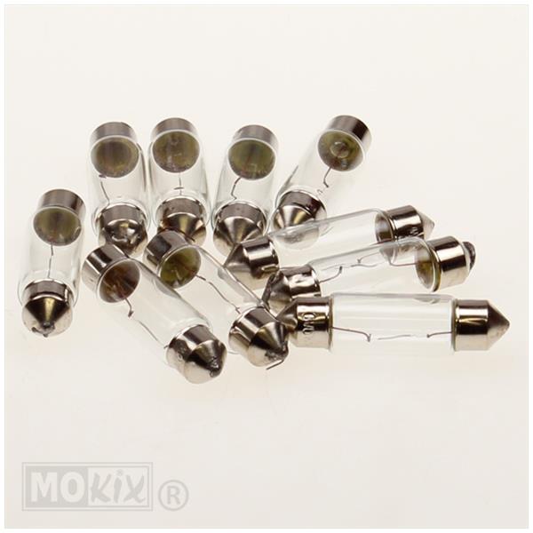 Lamp T 11x39 6V 5W SV8.5-8 Buis (10) - Afbeelding 2