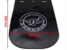 Spatlap Zundapp 16x25 Embleem Zwart - Supertec