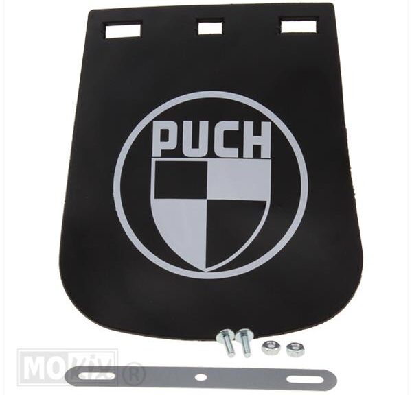 Spatlap Puch 14x17 Embleem Zwart - Supertec