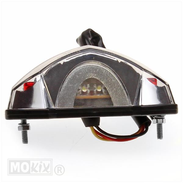 Achterlicht UNI LED + Kenteken Verl. 3 LED CE - Afbeelding 3