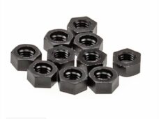 Nylon Moer M5 Zwart (10) - Bollard