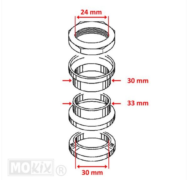 Balhoofdset Peugeot V-Clic 4T Supertec