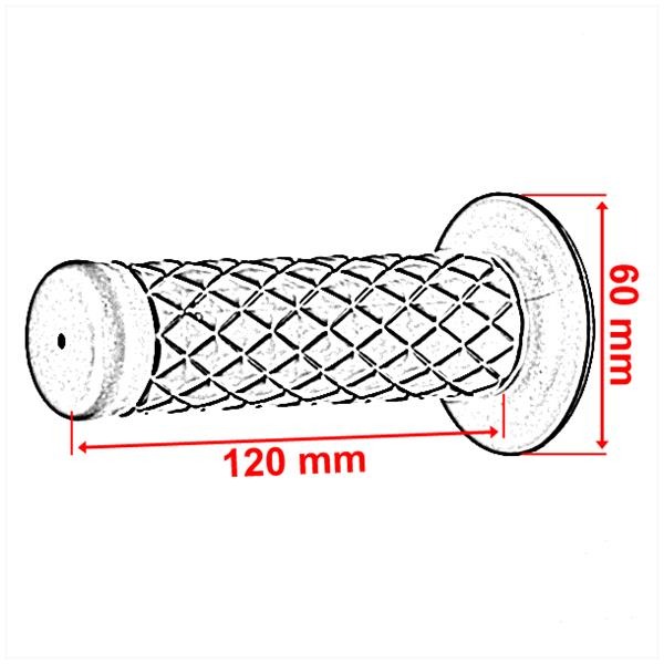 Handvatten Retro Dama Kraag Zwart PVC