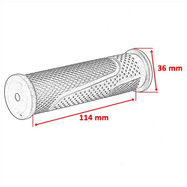 Handvatten Tour Mixed Ribbel Zwart - Afbeelding 3