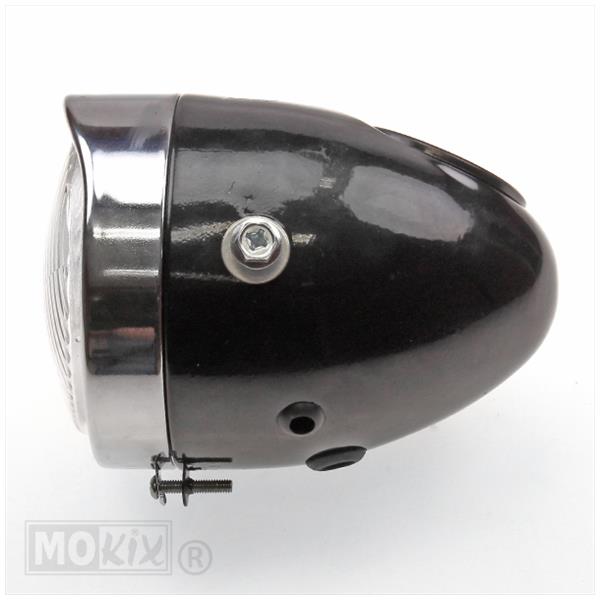 Koplamp Classic EI Model 102mm Zwart - Afbeelding 2