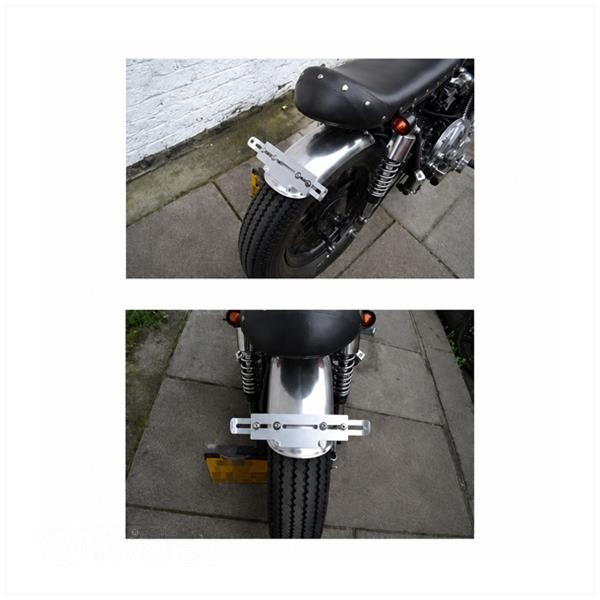 Kentekenplaathouder UNI Aluminium MET RAW Aansl. - Afbeelding 3
