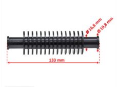 Koeler Unit Racing UNI Rond ALU Zwart - Supertec