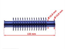 Koeler Unit Racing UNI Rond ALU Blauw - Supertec