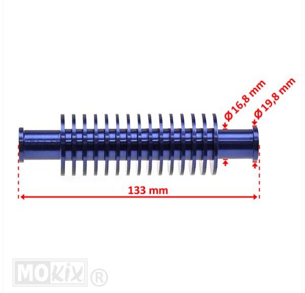 Koeler Unit Racing UNI Rond ALU Blauw - Supertec