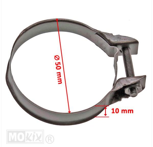 Luchtfilterklem China GY6 50cc 4T 50mm ST - Supertec
