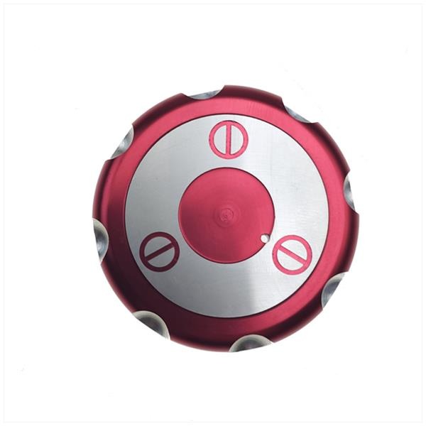 Tankdop Derbi Senda-R Geanodiseerd Rood - Afbeelding 2
