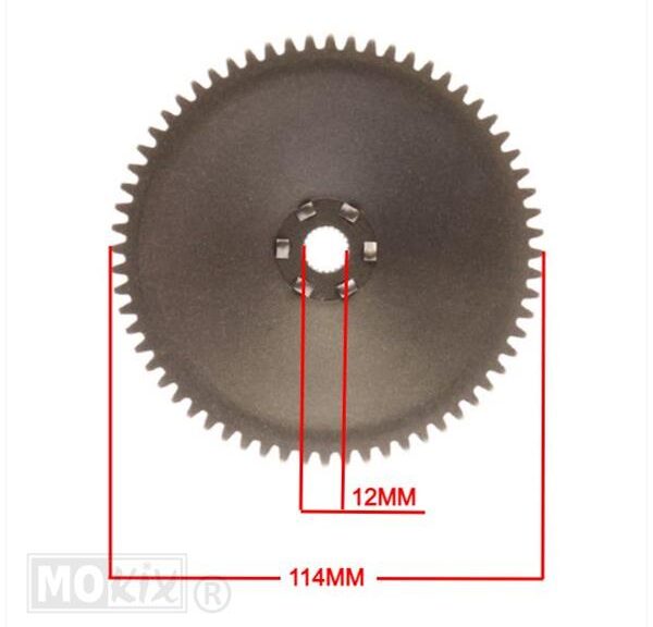 Half Poelie/Starterkrans Honda Vision/Wallaroo 5mm