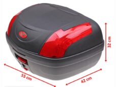 Topkoffer KXM RR 46L Zwart 55x42x32cm