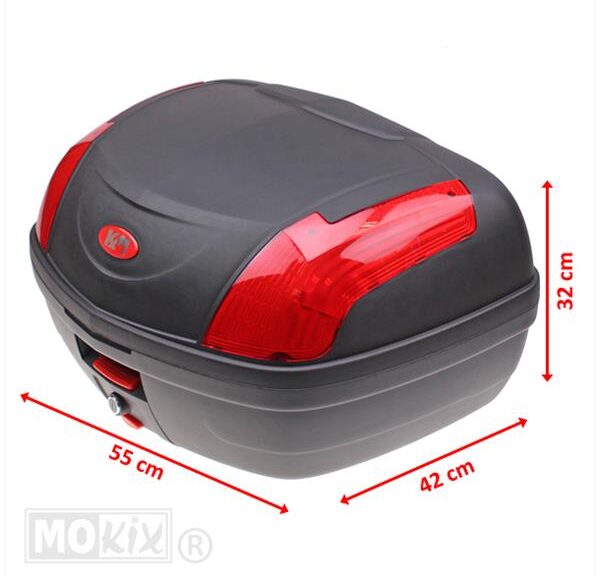Topkoffer KXM RR 46L Zwart 55x42x32cm