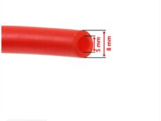 Benzineslang 5x8 Rood NBR 100cm - Supertec