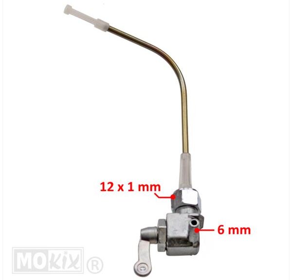 Benzinekraan Puch Maxi P1 C88 12x1mm/6mm Supertec