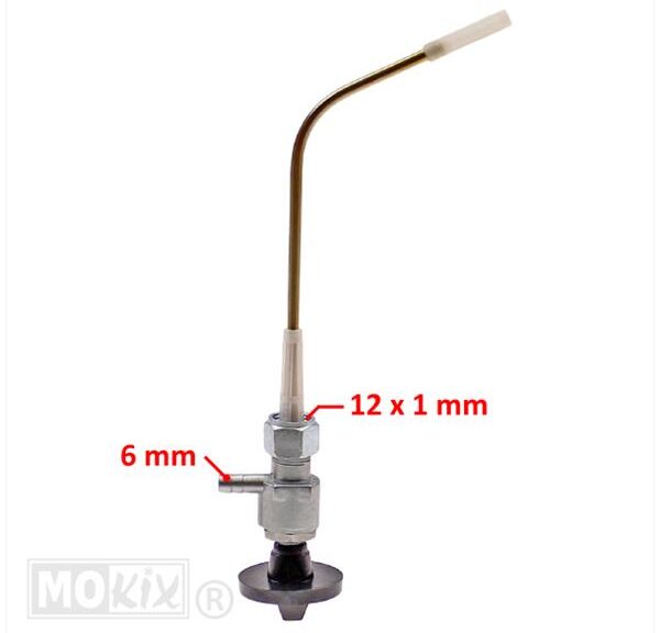 Benzinekraan Vespa Citta 12x1mm / 6mm Supertec