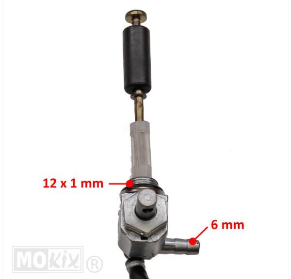 Benzinekraan Peugeot FOX Electrisch 12x1mm/6mm ST - Supertec