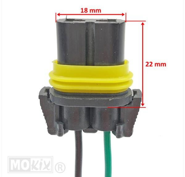 Connector Stekker  (Superseal) 2 Pin H11-F WR