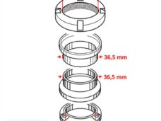 Balhoofdset Simson S50/S51/S53/SR50/SR80 ST - Supertec